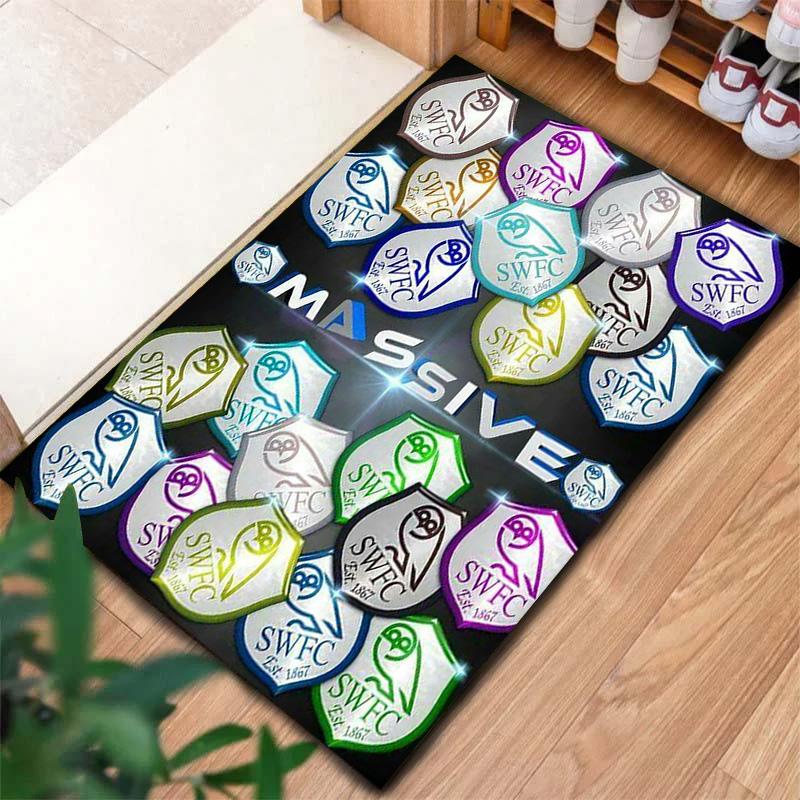 Sheffield Wednesday Football Club Carpet Rug for Living Room Bedroom Home Sofa Decoration,Kids play Non-slip Floor Mat