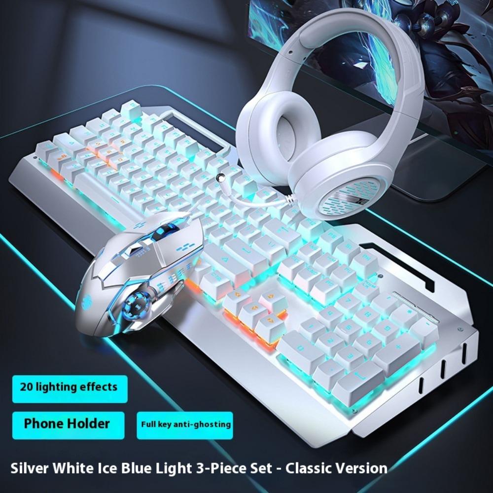 

Механическая клавиатура, Набор проводной мыши, Игровой компьютер, Киберспорт, Зеленые переключатели, Специальный беспроводной набор клавиатуры и мыши