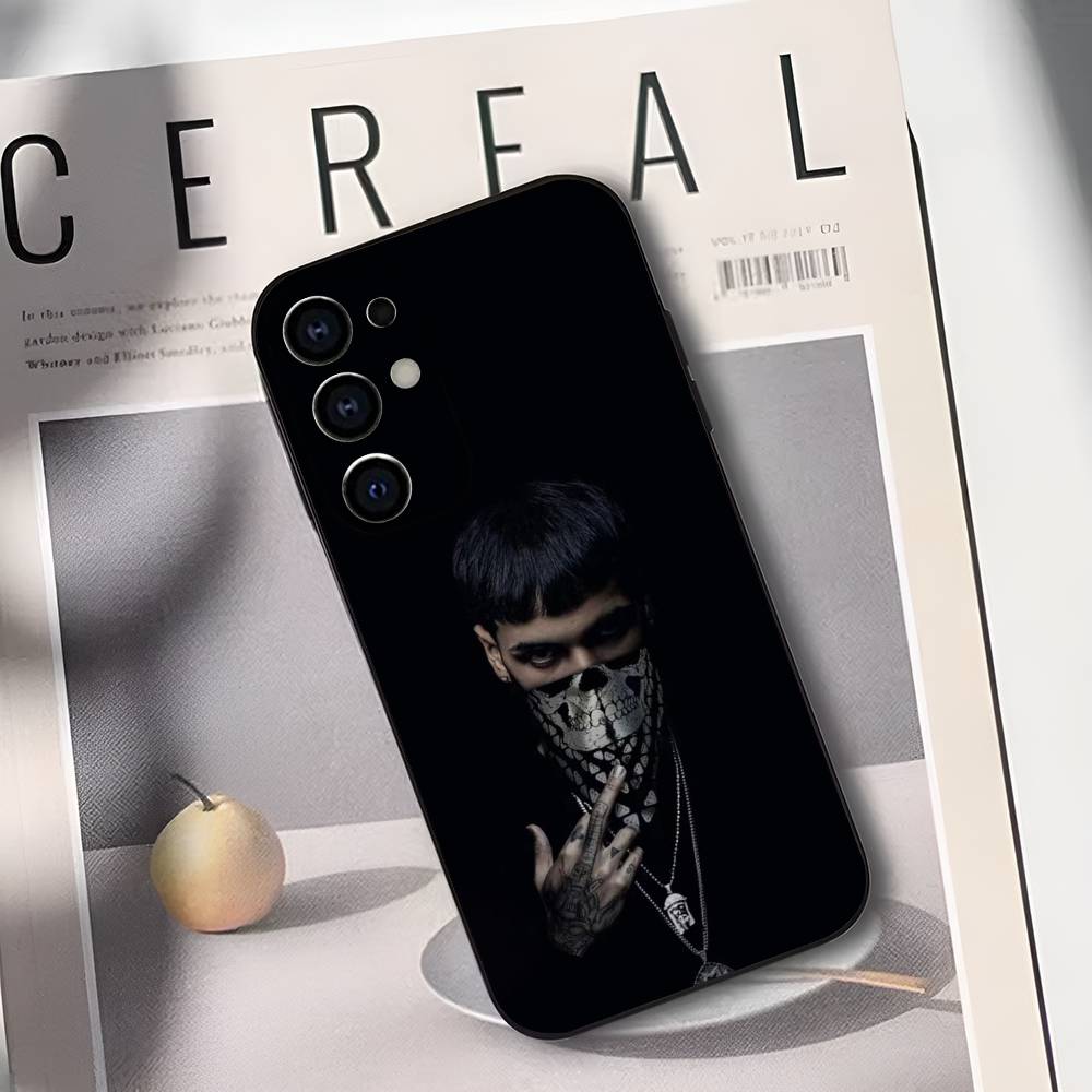 A-Anuel AA Rapper Phone Case For Samsung S25,S24,S21,S22,S23,S30,Ultra,S20,Plus,Soft Silicone Black Cover