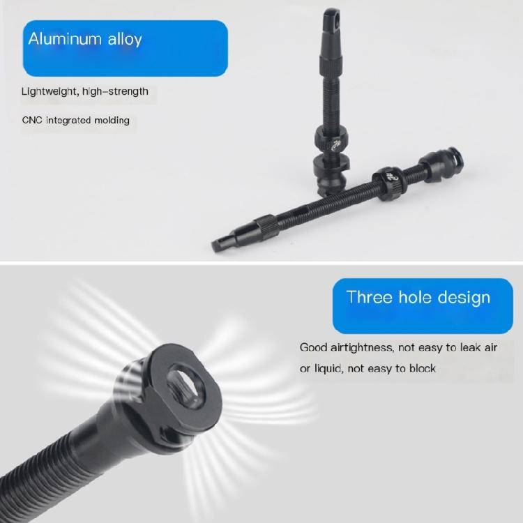 Durability Aluminum Valves Stem Reliability Aluminum Alloys Valves for Enthusiasts and Professional Cyclists