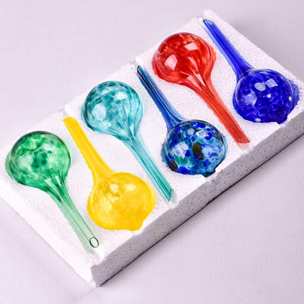 Glass Automatic Plant Watering Ball Bulb Shape Plants Drip Irrigation  Garden Courtyard