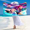 HUNTRIX Print Beach Towel, Large Soft Quick Dry Towel for Beach Camping Swimming