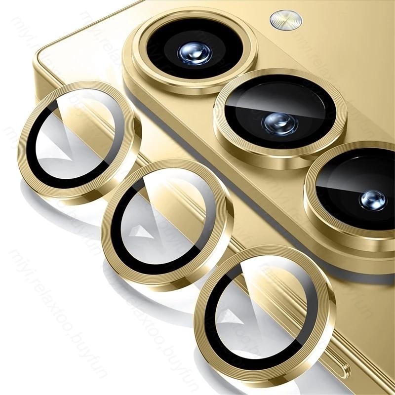 Metal Camera Ring Guard Cap For Samsung Galaxy Z Fold 7 6 5 HD Rear Lens Glass Protective Film Case Friendly