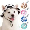 Cooling Pet Hat Dog Sun with Ear Holes, Wide Brim Protection Hat, Adjustable Secure Fit Drawstring for Small And Medium Dogs Outdoor Walking