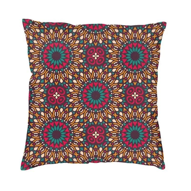 Decorat Fata de Perna Sufragerie African Etnic Geometric Floral Husa de Perna Model Colorat