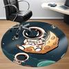 1 Stück Weltraum-Entdecker Büro Runder Teppich, Unter Bürostühlen Schlafzimmer Wohnzimmer Heimdekoration, Raumdeko