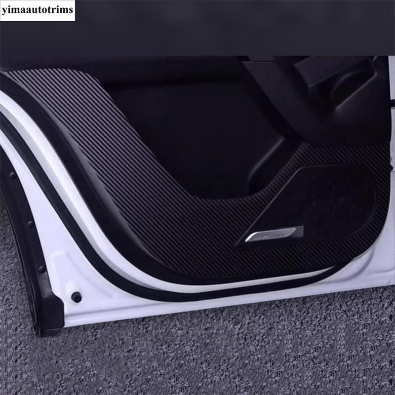 For Haval Dargo Car Door Anti Kick Pad Protection Side Edge Film Carbon Fiber Look Stickers Accessories Interior Kit