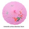 Vintage Chinesischer Seiden-Ölpapier-Schirm Blume Ölpapier-Schirm Bambusgriff Hochzeitsdekoration Foto-Sonnenschirm Tanz-Requisiten