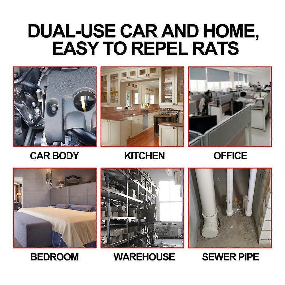 3Pcs 60ml Automobile Engine Mouse Spray Rat Repellent Spray For Protecting Wires Cables Car Engines Car Accessories