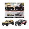 Hot Wheels Premium 2-Pack Ford Bronco R / '17 Ford F-150 Raptor Vehicle Toy Cars for Ages 3+