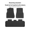 TPE Front Trunk Mat & Rear Backrest Pad for Tesla Model Y