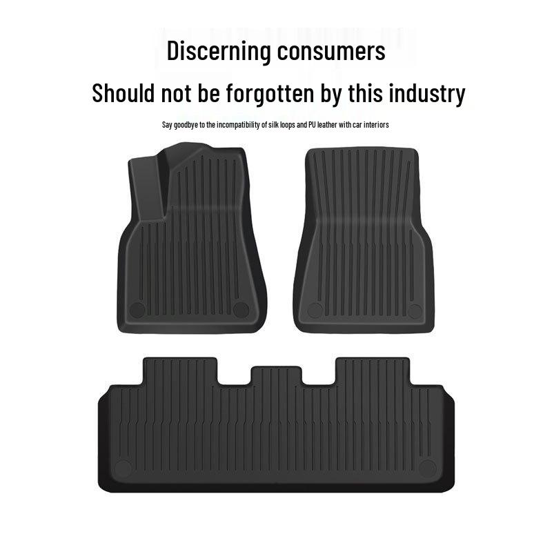 TPE Front Trunk Mat & Rear Backrest Pad for Tesla Model Y