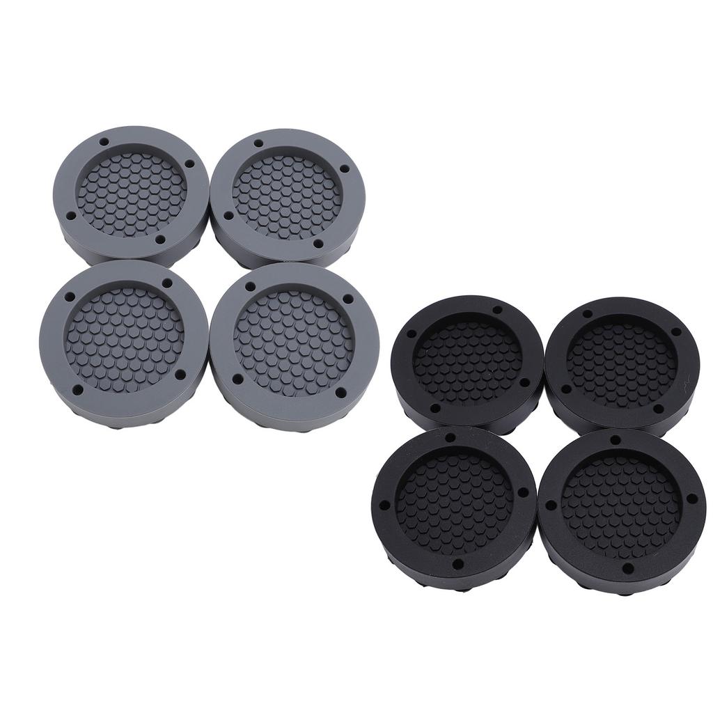 4pcs Washing Machine Vibration Damper with Powerful Suction Cup Washing Machine Anti Vibration Mat