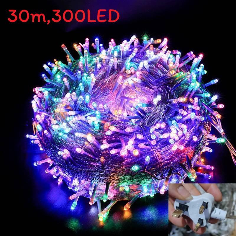 Led String Fairy Lights Christmas Tree Decors For Garden Outdoor Party Festoon