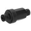 1/4in Irrigation Filter with Stainless Steel Strainer Quick Connect Filtration System Black