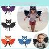Halloween-Cosplay Premium Qualität Fledermausflügel Kostüm Set Für Jungen Und Mädchen