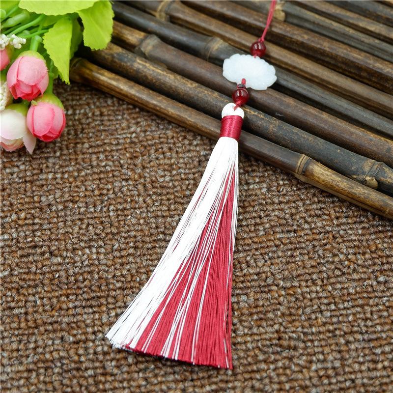 Antik Tofsig Öron i Två Färger, Kinesisk Stil Accessoar Hänge, Retro Klassiskt Fläkt Hänge, Väskhängande Smycke Hänge.