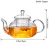 Heat Resistant Glass Teapot, Various Styles, Hot-selling Tea Sets, Clear Kettle, Flower Puer, Tea Infuser Pot, Dropshipping