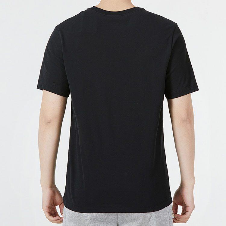 Nike T Shirts Men's Black Crew Neck Moderate Straight Fit DM5431-010