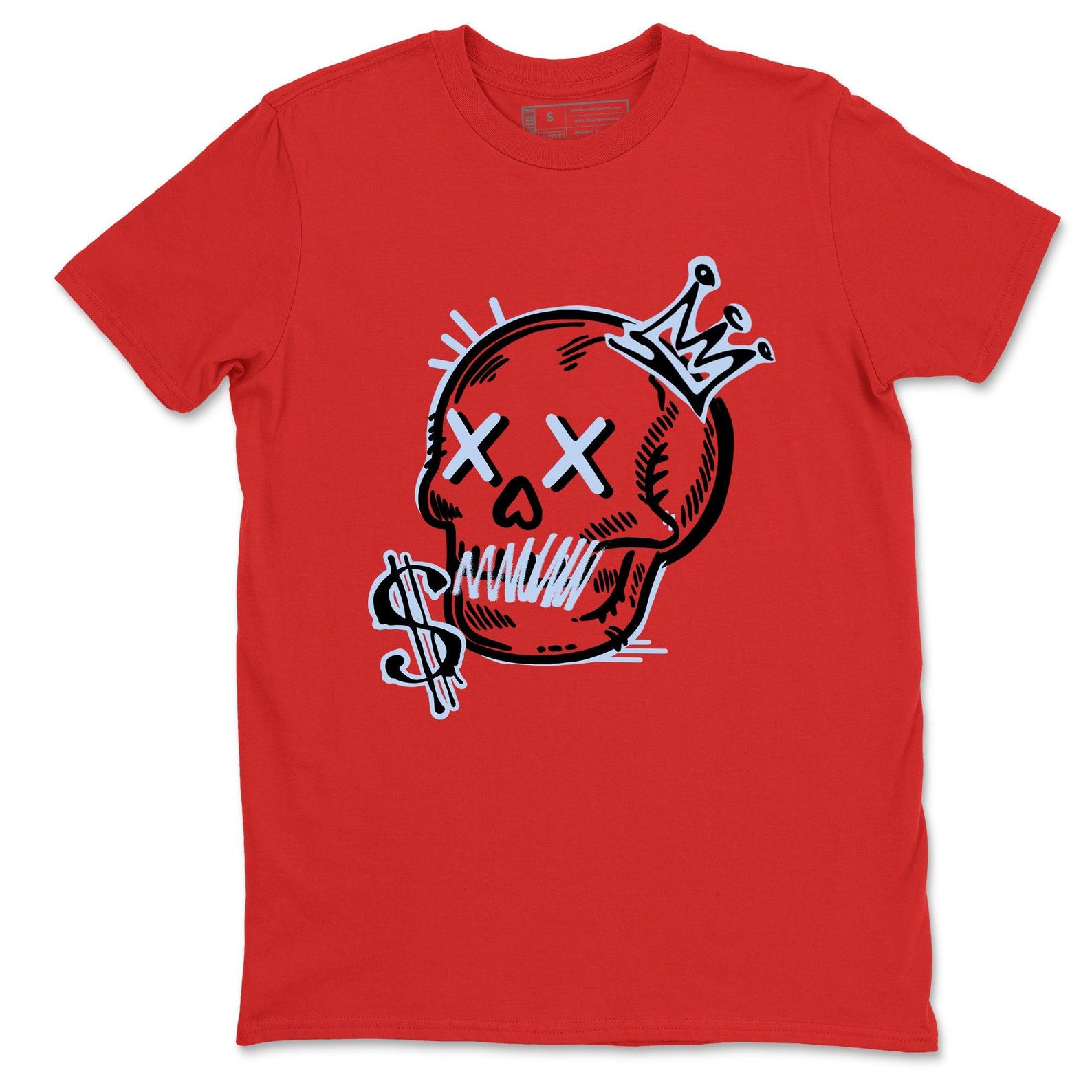 Neon Skull Graphic Tee - 6s Reverse Infrared S
