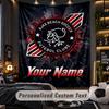 TapestryAjax Amsterdam Custom Name Text Personalized Wall Hanging Tapestry Home Wall Decor