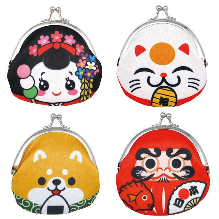 [Gamaguchi] Coin Purse – Shiba Inu – 10cm x 9cm