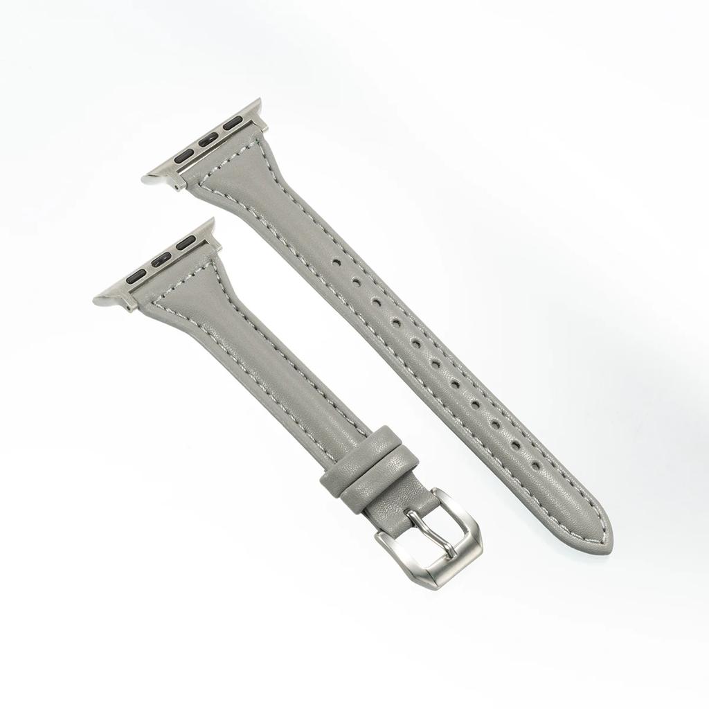 Slim Girl Strap For Apple Watch S10 42mm 46mm 9 8 7 41/45mm PU Leather Band 38/42mm For iwatch Bracelet SE 40 44mm 6 5 4 3 49mm