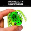 5Pcs 6cm 13g/4.6cm 6g Frog Soft Lure 3D Eyes with Fishing Hooks Fishing Lure Artificial Horizontal Ray Frog Bait