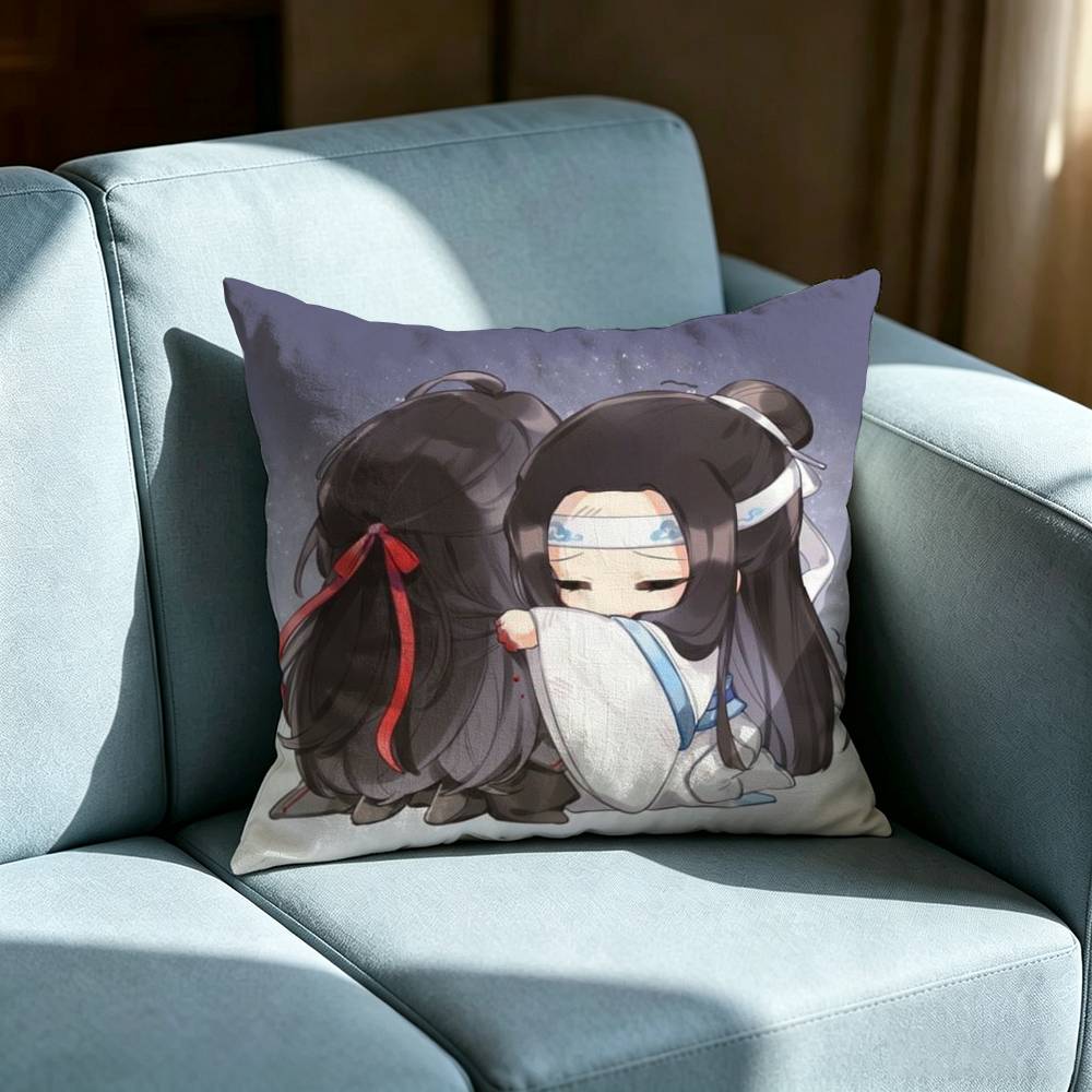 Mo Dao Zu Shi Double-sided printed pillow cover Solid color minimalist pillowcase, fits all bedroom styles