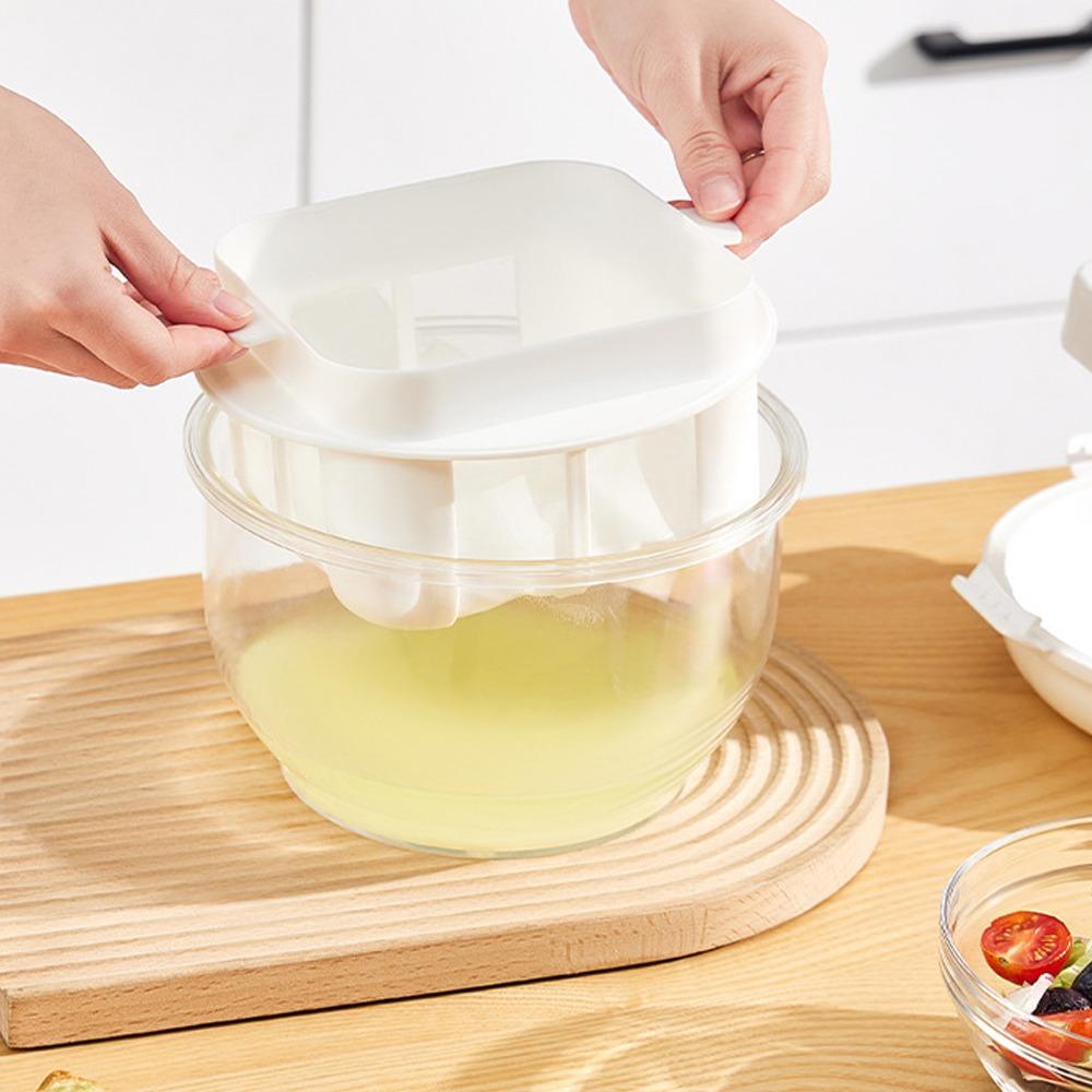Detachable Yogurt Maker Filter PP PS Stainless Steel Nylon Yogurt Whey Separator  Home Kitchen