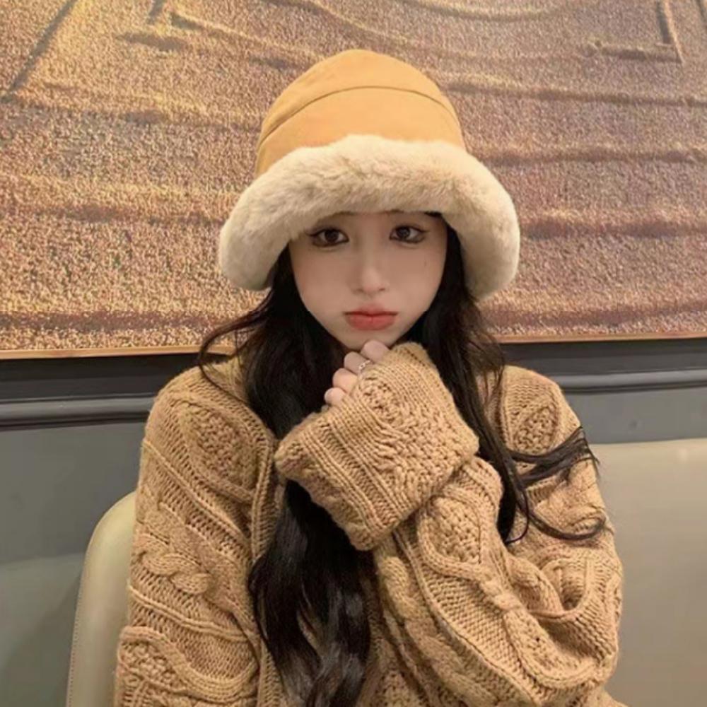 Winter Women's Pretty Cliet Soft Bonnet Fur Fleece Hat