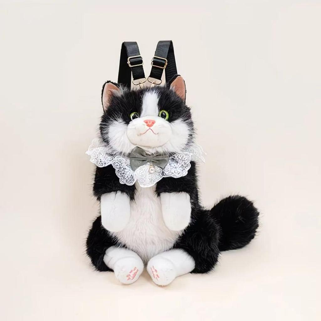 Super süßer Katzen-Plüschtier-Rucksack für Kinder