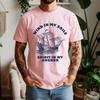 Men's Cotton T Shirt Wind In My Sails Sea Retro Style Casual Daily Comfortable Breathable Short Sleeved