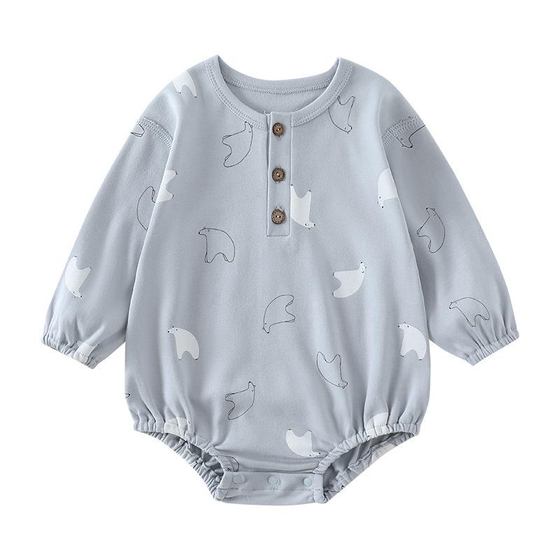 Neugeborenen Modal Baumwolle Baby Body - Frühling/Herbst Homewear & Klimaanzug