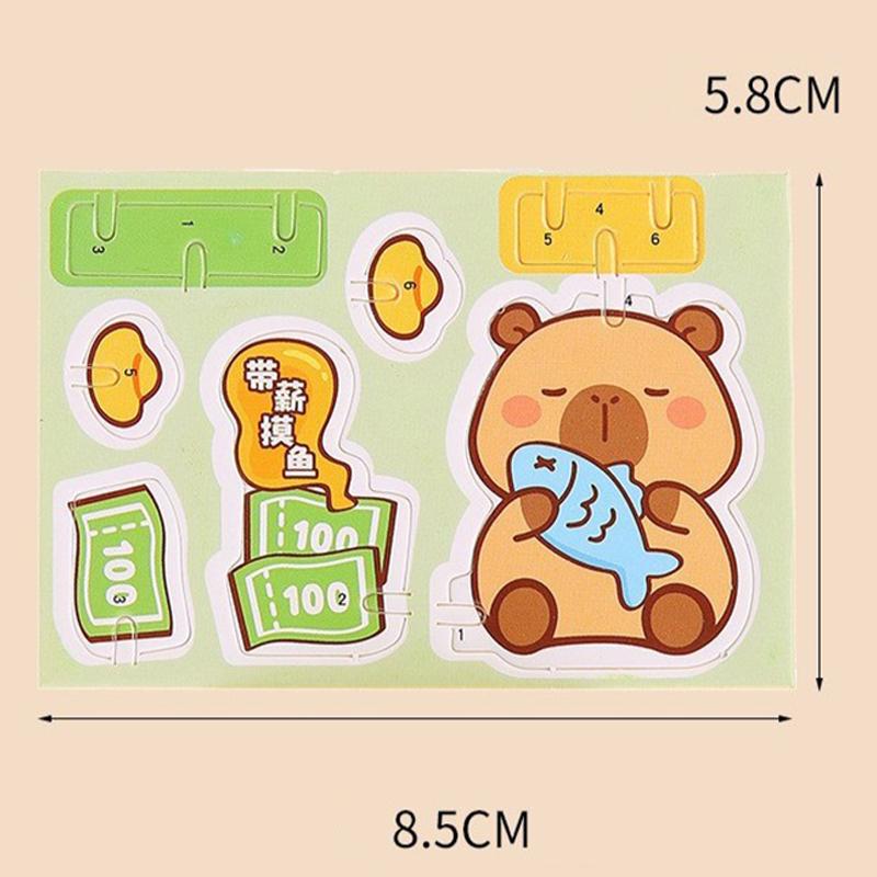 30Pcs 3D Cute Cartoon Animal Aircraft Car Dinosaur DIY Paper Jigsaw Puzzles Toys For Kids Birthday Party Favors Classroom Reward