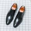 Luxury Brand High-end Banquet Dress Shoes Men's Business Casual Shoes Office Versatile Soft Soled Men's Split Leather Shoes