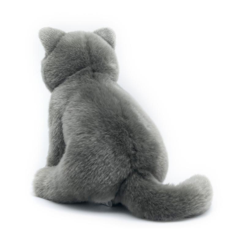 Realistic British Shorthair Cat High Fidelity Cute Plushie Felinae Plush Toys Lifelike Animals Simulation Stuffed Doll Kawai Toy
