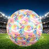 Care Bears Print Size 5 Soccer Ball, PU Wear Resistant Football for Match Training and Daily Practice, Birthday Gift for Soccer Fans