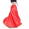 Big Swing Satin Belly Dance Skirt for Stage Performance