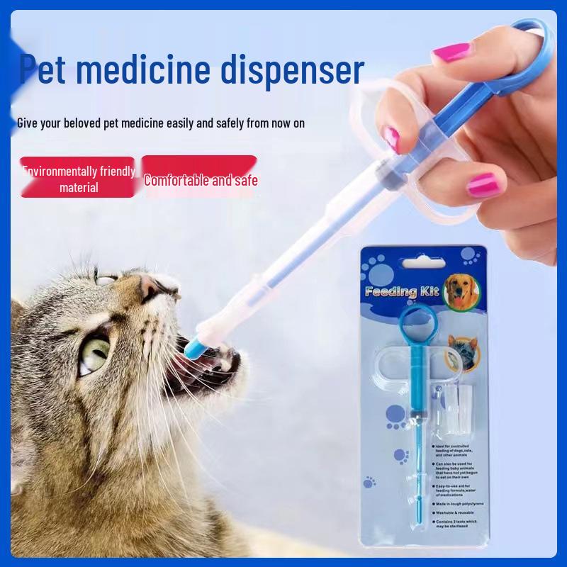 

Push-Type Pet Medicine Feeder Syringe for Cats and Dogs зелёный