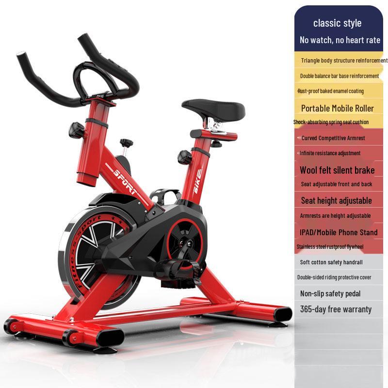 Silent Indoor Dynamic Bicycle Exercise Bike - Customizable Fitness Equipment