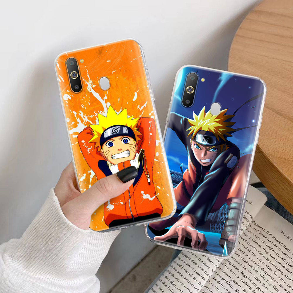 Transparent Case for Samsung A04 A14 A23 M33 M53 Realme 10 9 C35 C55 VIVO X80 Infinix Hot 30 Note 11 Tecno Spark 8P Pro W-72 Naruto