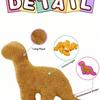 Dinosaur Chicken Nugget Pet Chew Toys - Tyrannosaurus Rex, Triceratops, Spinosaurus Dinosaur Chicken Nugget Toys, Birthday Gift