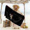 Abstract Colorful Portrait Beach Towel Super Soft & Absorbent Comfortable Lightweight