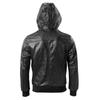 Chinese Size Men Leather Jacket Hooded Soft Natural Cowhide Genuine Leather Coat Hood Man Clothes Spring Autumn Clothing
