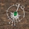 Emerald Pendant, 925 Sterling Silver Pendant Gemstone Jewelry, Handmade Pendant Amazing Jewelry, Gift For Her