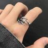 Retro Punk Metal Dragon Claw Ring Suitable For Men And Women Fashionable And Personalized Halloween Party Jewelry Gifts