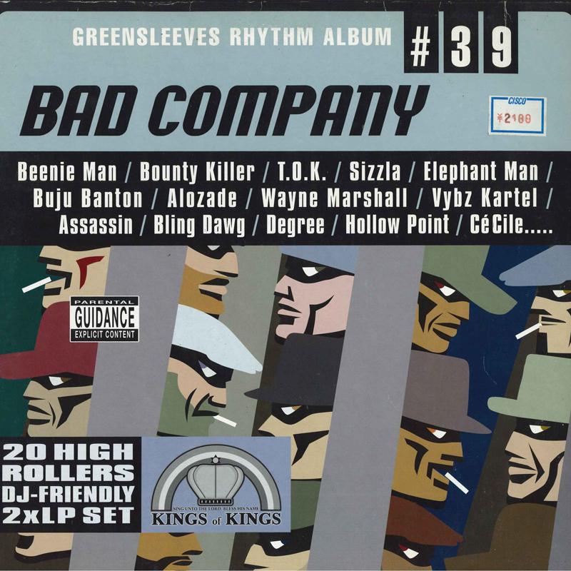 LP Record VARIOUS - Bad Company GRELD739 Greensleeves Re 2003 UK Reggae, Ska & Dub Used
