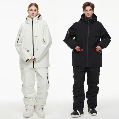 Men's and Women's Ski Suit Outdoor Winter Warm Snowboard Suit Waterproof Windproof Skiing Jacket and Pants Set Oversize Breathable Insulated Snow Suit