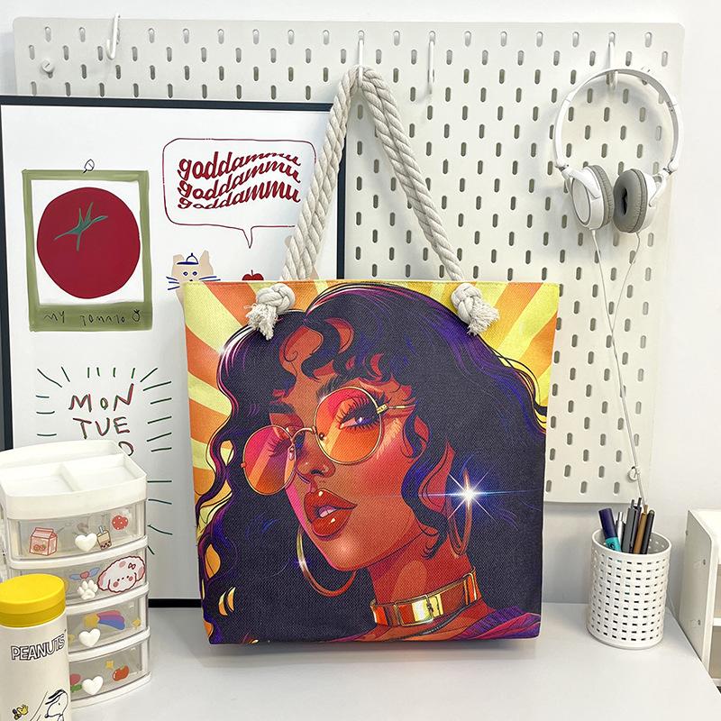 Single-shoulder Bag Women's Bag Hand-held Student Shopping Bag